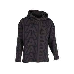 Marc Jacobs Monogram Drawstring Hoodie in Brown Cotton